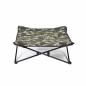 Preview: Klappbare Hundeliege Grün Camouflage